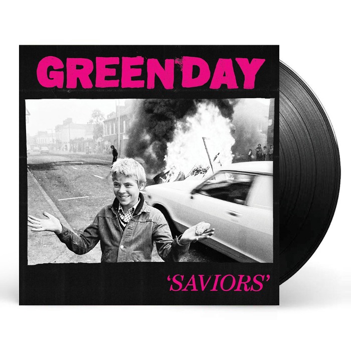 (주)사운드룩, Green Day (그린 데이) - Saviors (Deluxe Edition, Embossed Gatefold, 180g) [LP]